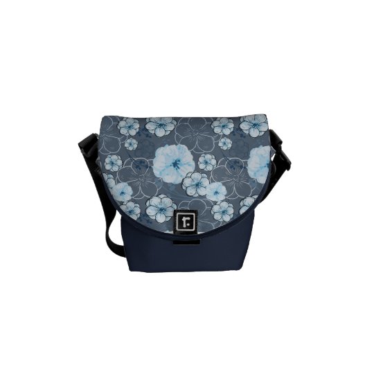 Flower Messenger Bag