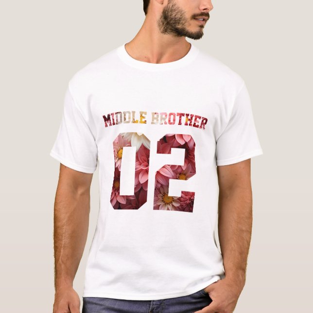 Flower Middle Brother 02 T-Shirt (Front)