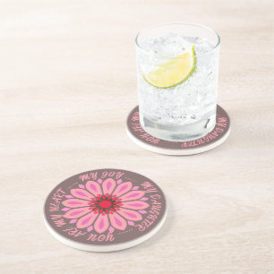 FLOWER MODERN GIFT FROM MOM DAD SISTER SON BOSS COASTER