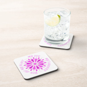 FLOWER MODERN GIFT FROM MOM DAD SISTER SON BOSS COASTER