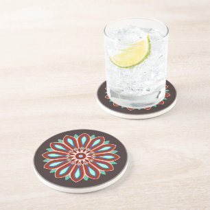 FLOWER MODERN GIFT FROM MOM DAD SISTER SON BOSS WI COASTER