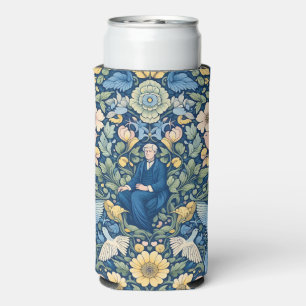 Flower Morris art Seltzer Can Cooler