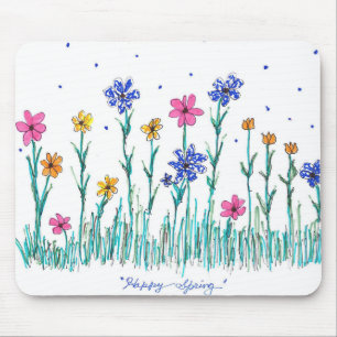 Flower Mouse Pad
