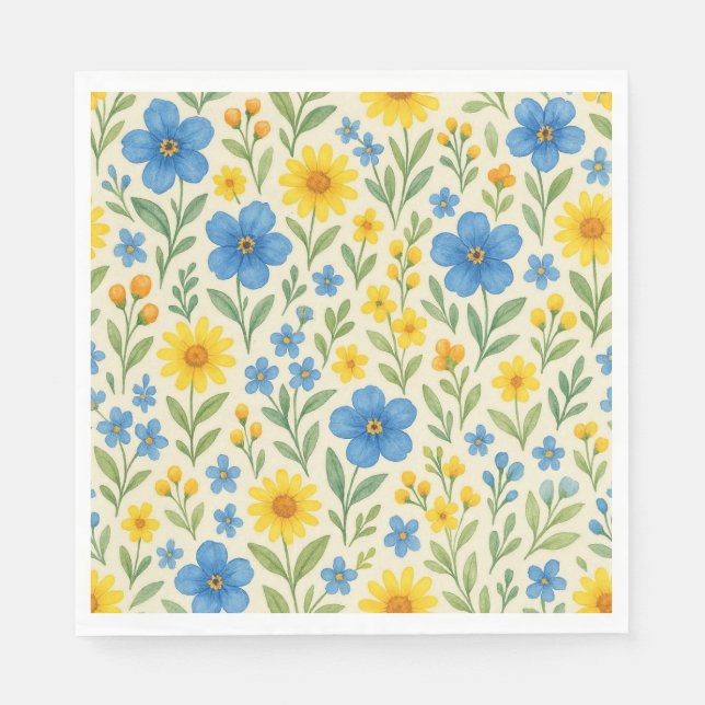 Flower napkins! napkin (Front)