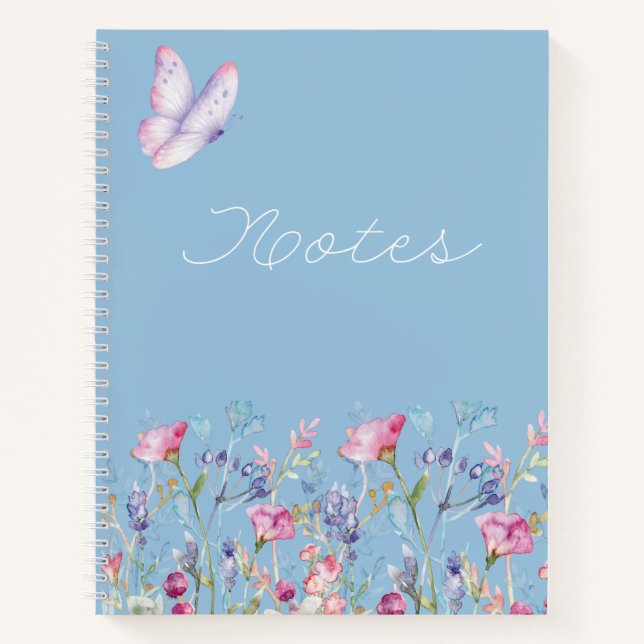 Flower notebook journal  (Front)