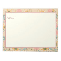 Flower Notepad