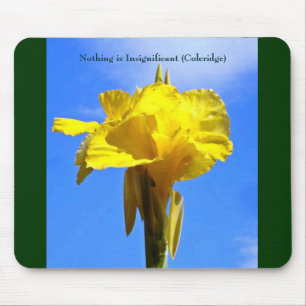 flower, Nothing is Insignificant (Coleridge) Mouse Pad