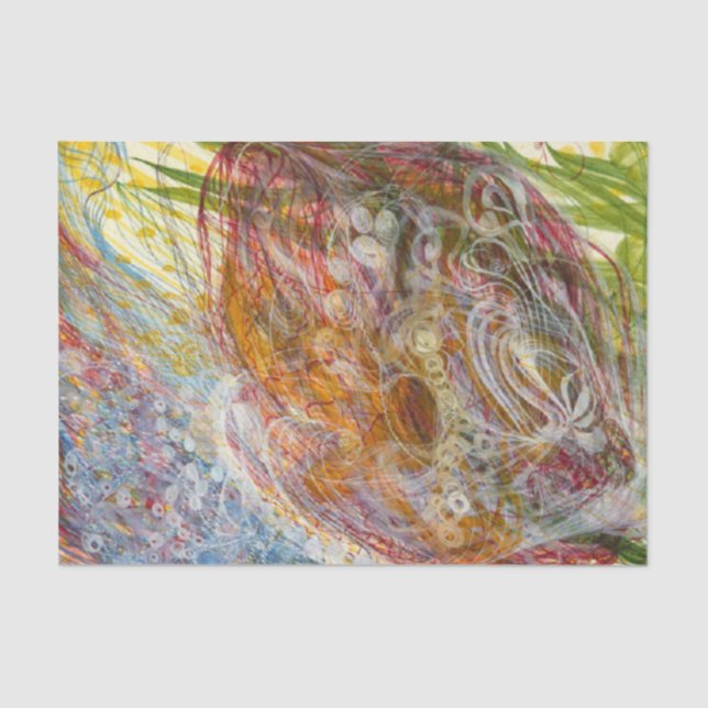 Flower of Catherine Stringer  Tissue Paper (Front)