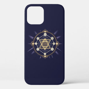 Flower of Infinity — Sacred Geometry Celestial iPhone 12 Case