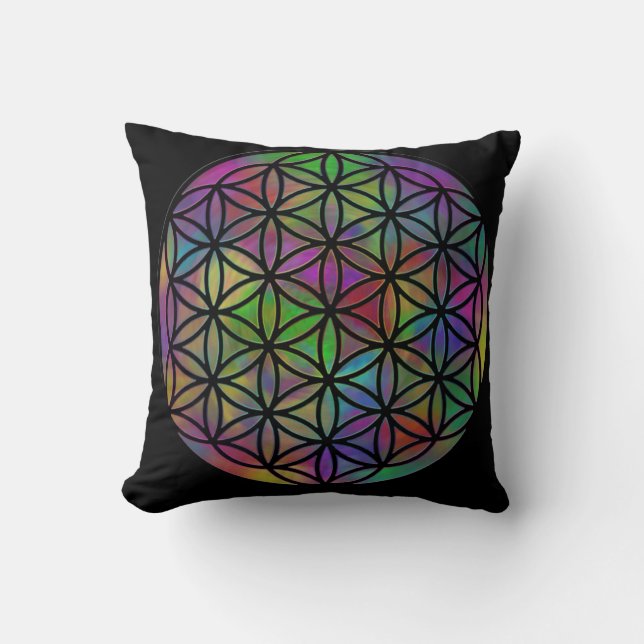 Flower of Life Bliss Pillow (Front)