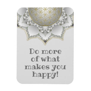Flower Of Life - Blossoms Mandala 1 Magnet