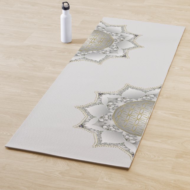 Flower Of Life - Blossoms Mandala 1 Yoga Mat (In Situ)