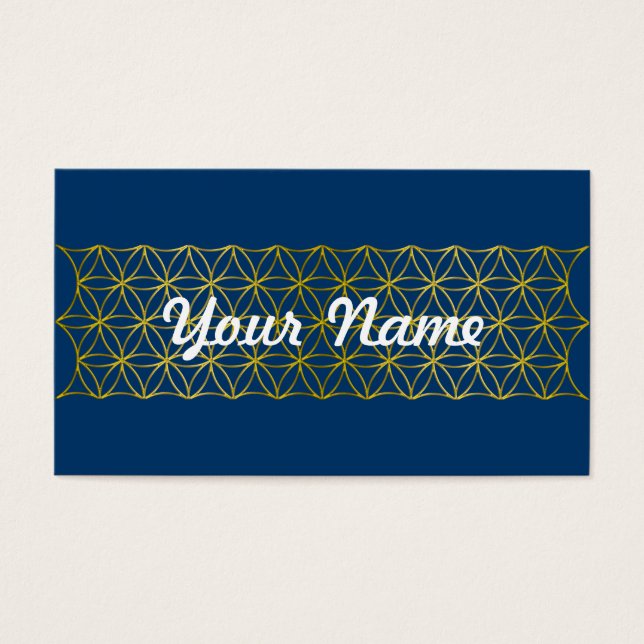 Flower of Life / Blume des Lebens - Border gold (Front)