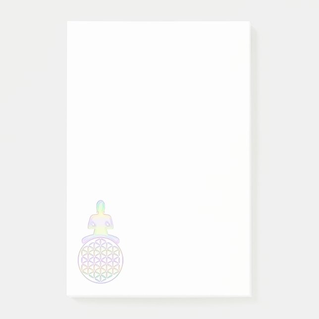 Flower of Life / Blume des Lebens - Buddha Post-it Notes (Front)
