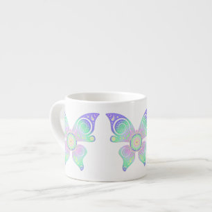 Flower of Life / Blume des Lebens - butterfly Espresso Cup