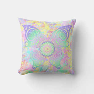 Flower of Life / Blume des Lebens - butterfly Outdoor Pillow