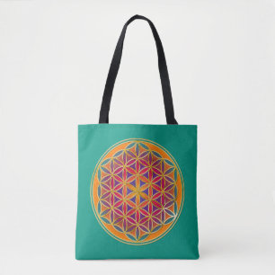 Flower Of Life / Blume des Lebens - Button III Tote Bag