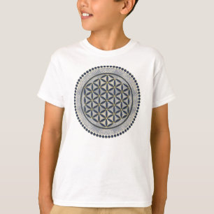 Flower of Life / Blume des Lebens - Button IX T-Shirt