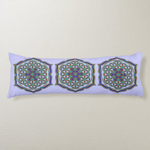 Flower Of Life / Blume des Lebens - Lotus Contour Body Pillow