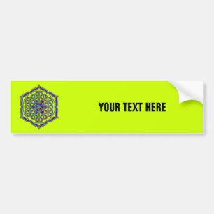 Flower Of Life / Blume des Lebens - Lotus Contour Bumper Sticker