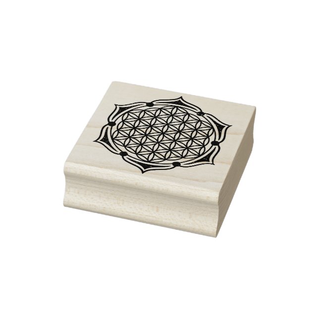 Flower Of Life / Blume des Lebens - Lotus I Rubber Stamp (Stamp)