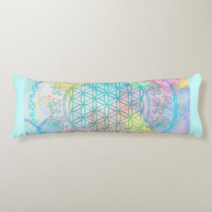 Flower Of Life / Blume des Lebens - love hearts Body Pillow