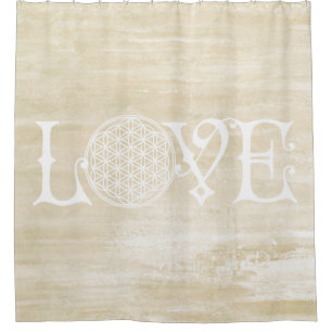 Flower Of Life / Blume des Lebens - LOVE lettering