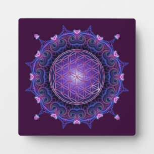 FLOWER OF LIFE / Blume des Lebens - Mandala I Plaque