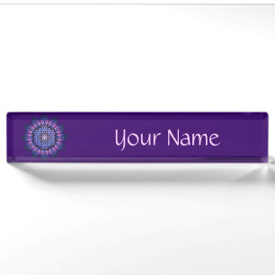 Flower of Life / Blume des Lebens - Mandala II Nameplate