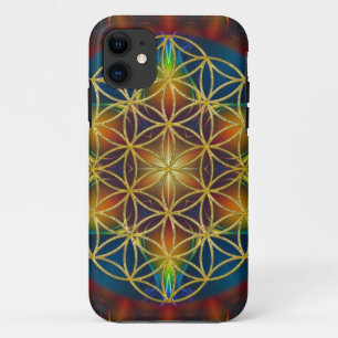 FLOWER OF LIFE / Blume des Lebens - Mandala III iPhone 11 Case
