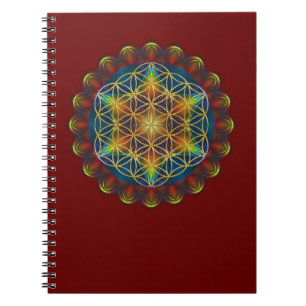 FLOWER OF LIFE / Blume des Lebens - Mandala III Notebook