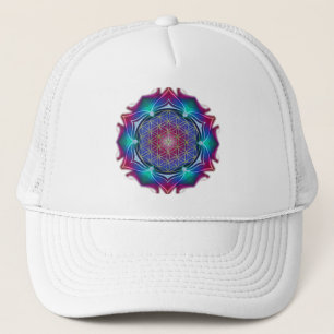 FLOWER OF LIFE / Blume des Lebens - Mandala IV Trucker Hat