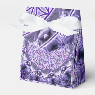 Flower of Life / Blume des Lebens - Mandala purple Favor Box