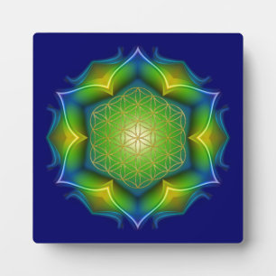 FLOWER OF LIFE / Blume des Lebens - Mandala V Plaque