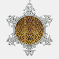 Flower Of Life / Blume des Lebens - medal gold