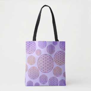 Flower Of Life / Blume des Lebens - mix pattern Tote Bag