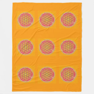 Flower Of Life / Blume des Lebens - Moola Mantra Fleece Blanket