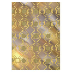 Flower Of Life / Blume des Lebens - Moon Gold Tablecloth