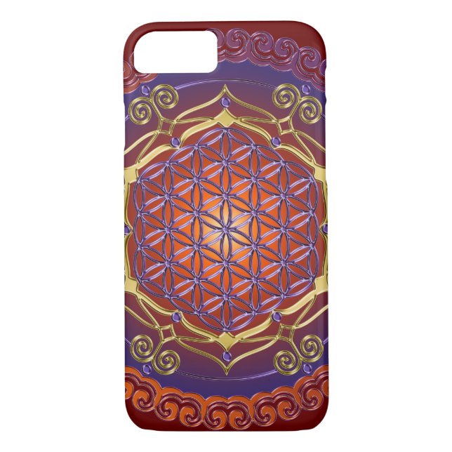 FLOWER OF LIFE / Blume des Lebens - Ornament I Case-Mate iPhone Case (Back)