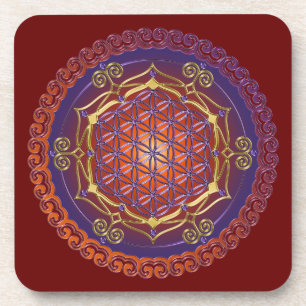 FLOWER OF LIFE / Blume des Lebens - Ornament I Coaster