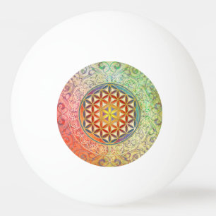 Flower Of Life / Blume des Lebens - Ornament I Ping Pong Ball
