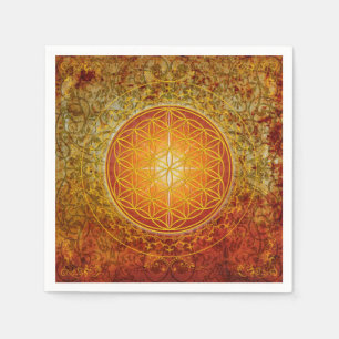 Flower Of Life / Blume des Lebens - Ornament III Napkin