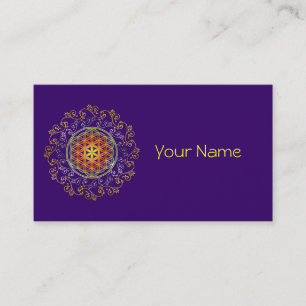 FLOWER OF LIFE / Blume des Lebens - Ornament IV Business Card