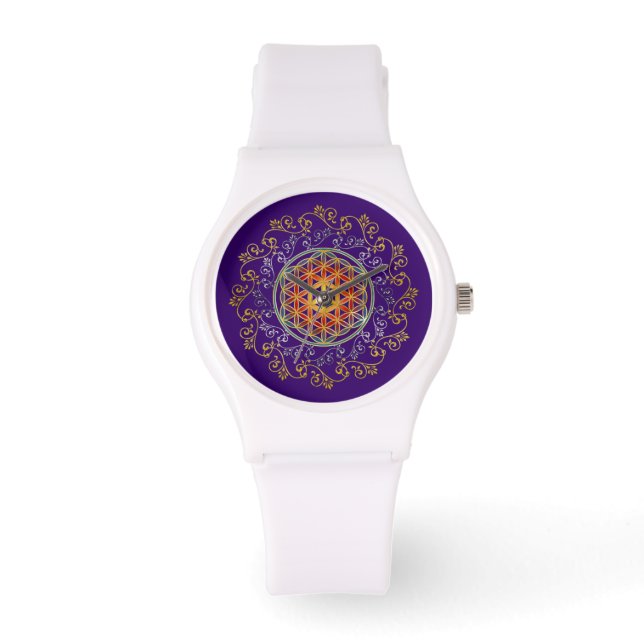 Flower of Life / Blume des Lebens - Ornament IV Watch (Front)