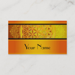 Flower Of Life / Blume des Lebens - Ornament VII Business Card