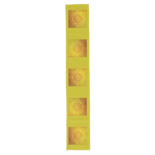 Flower Of Life / Blume des Lebens - Ornament VII Long Table Runner (Front)