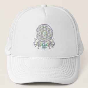 Flower of Life / Blume des Lebens - Ornaments II Trucker Hat