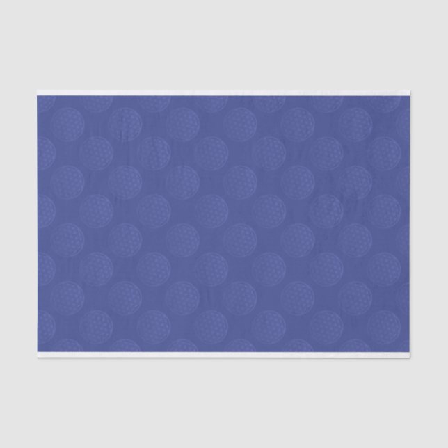 Flower of Life / Blume des Lebens - pattern blue Tissue Paper (Front)
