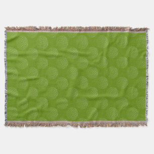 Flower of Life / Blume des Lebens - pattern green Throw Blanket