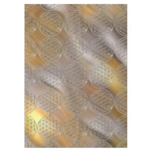 Flower Of Life / Blume des Lebens - silver Tablecloth